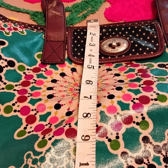 FOSSIL KEY-PER KALEIDOSCOPE MULTICOLORED TOTE - Picture 11 of 14